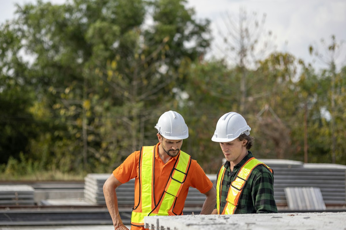 Roofing Contractors On Site Inspection